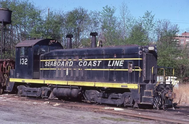 ORIGINAL 1982 RAILROAD SLIDE SEABOARD COAST LINE 132 VIRGINIA EMD SW7 Atlantic