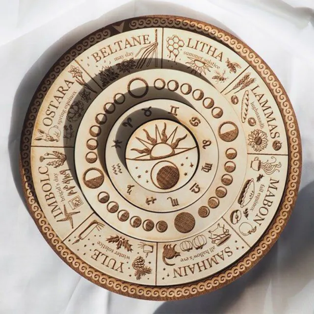 Calendar Pagan Altar Pagan Wheel Of The Year Calendar Wiccan Neo Pagan SabbaAW