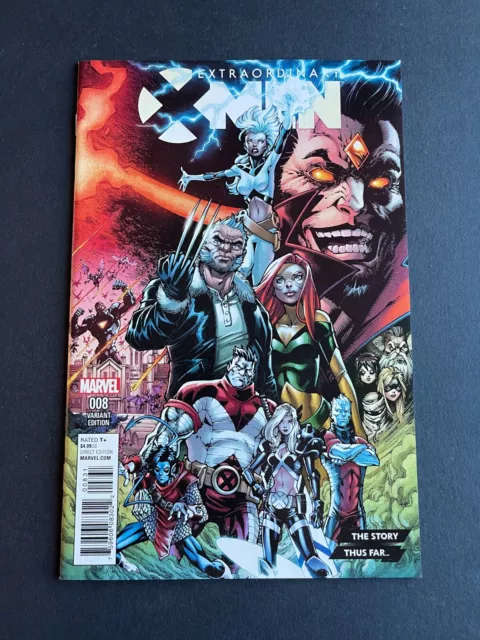 Extraordinary X-Men #8 - Todd Nauck Story Thus Far Variant (Marvel, 2016) NM