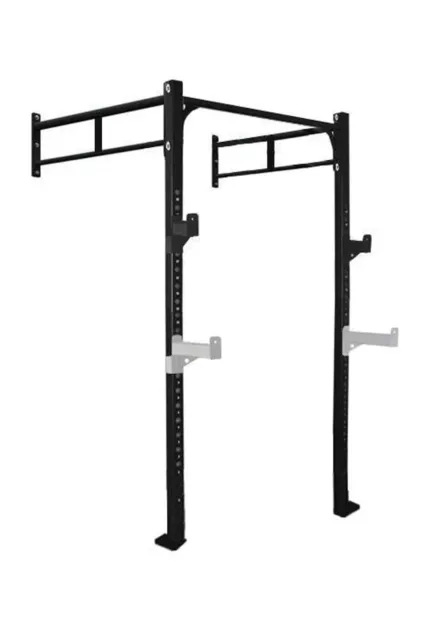 POWER RACK WALL MOUNTED & SQUAT RIG PULL UP STATION CrossFit