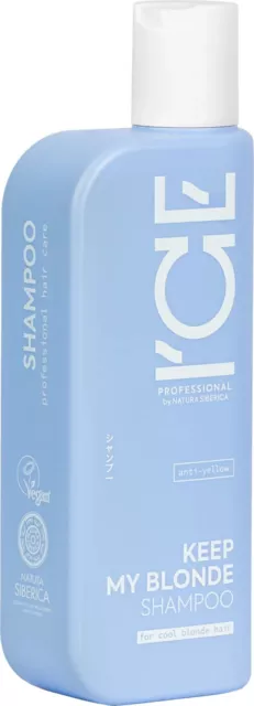 Ice Professional Keep My Blonde Shampoo For Cool Blonde Hair Anti Yellow 250ml
