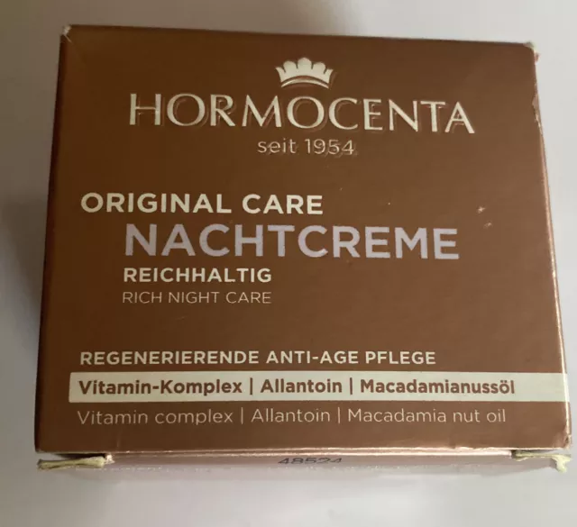 HORMOCENTA ORIGINAL Care Nachtcreme Reichhaltig 50 ml Gesichtscreme