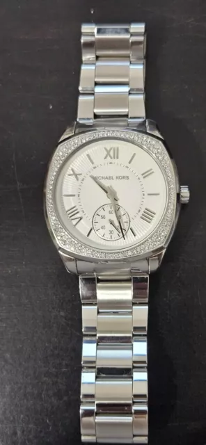 Michael Kors MK6133 Bryn Silver Dial Stainless Steel Ladies Wrist Watch
