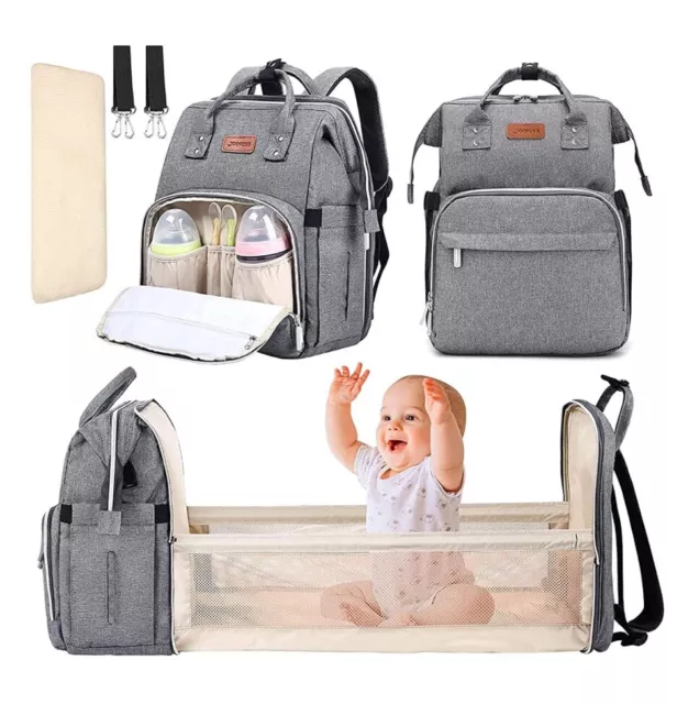 7 in 1 Diaper Bag Backpack with Changing Station Baby Bags for Boys Girls Men...