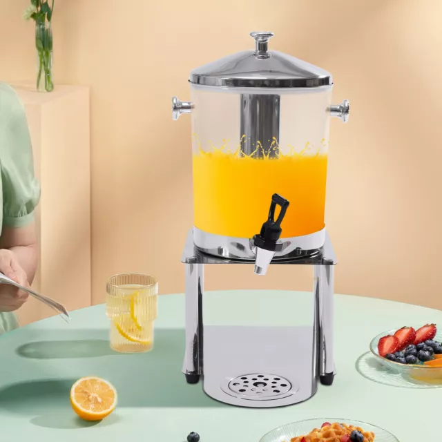2 Gal 8L Tabletop Beverage Dispenser Drink Juice Coffee Dispenser Large Capacity