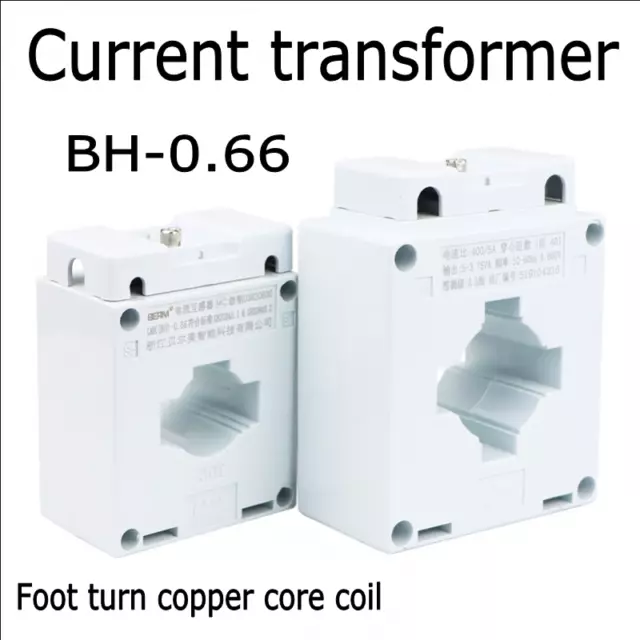 20/5A~1000/5A 30/40/50 Hole BH-0.6 series Current Transformer copper silver wire