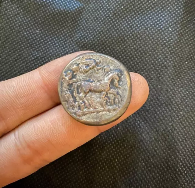 Rare Ancient Roman Spintria Brothel Entry Token Coin Caligula