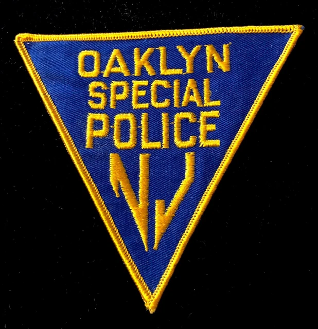 OAKLYN NEW JERSEY Highway Patrol State Police Patch OLD CHEESECLOTH