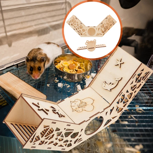 1 satz holz hamster labyrinth spielzeug haustier labyrinth spielzeug kleine