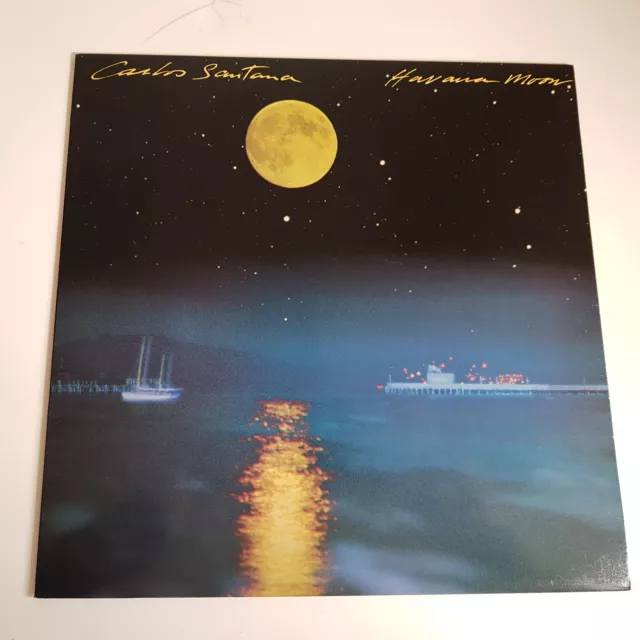 Carlos Santana - Havana Moon - Vinyl LP UK 1st Press 1983 EX+/NM