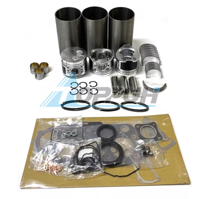 3TNV70 Overhaul Rebuild Kit For Yanmar 3TNV70-B John Deere XUV85 UTV Gator 855D