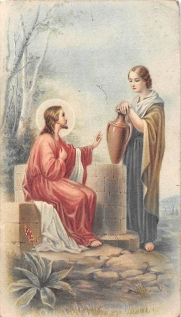 OLD nice  rare Holy cards from 1950"H7853" Holy jesus