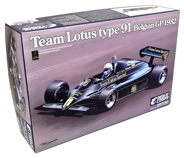 Ebbro 1/20 Lotus Type 91 Belgian GP 1982 Team Plastic Model