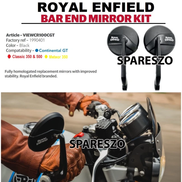 bar end mirrors for royal enfield classic 500