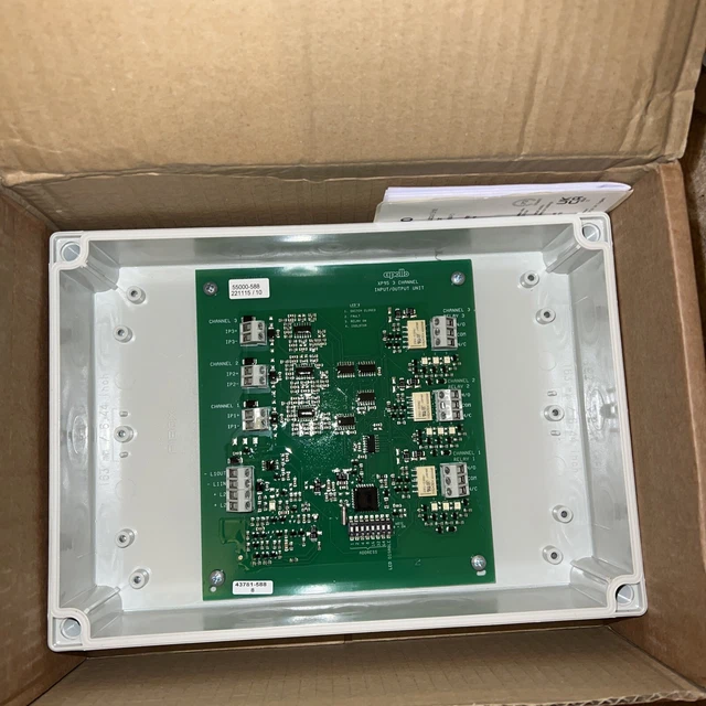 APOLLO THREE CHANNEL Input/Output Unit 55000-588APO fire alarm XP95 ...