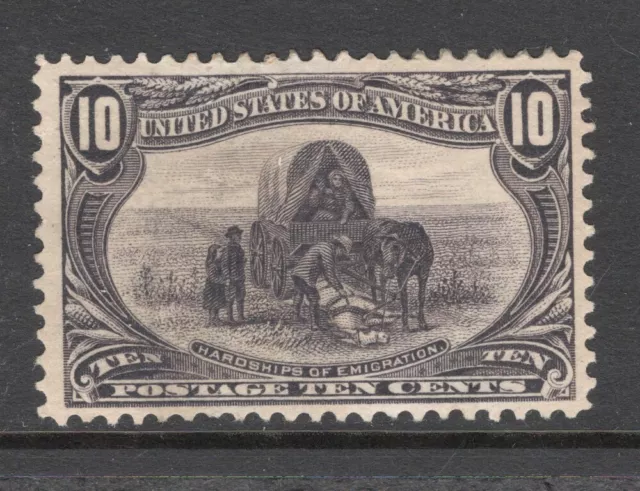 1898 US SC 290 10c Gray Violet - Trans-Mississippi Expo, MLH OG VF/XF