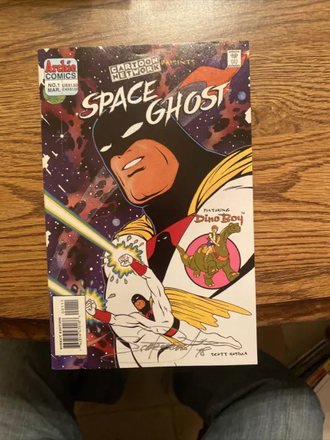 Cartoon Network Presents Space Ghost #1 Signed Scott Rosema Archie Comics 1997