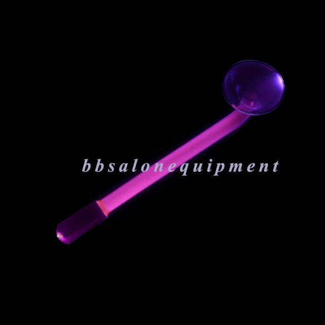 New Darsonval High Frequency  Electrode Violet/Orange Ray Mushroom Glass Tube