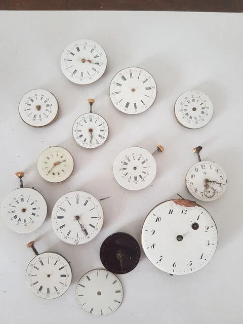Lot De Pièces Et Mécanismes Pour Montres Gousset - Réf. REF09193J, Occasion