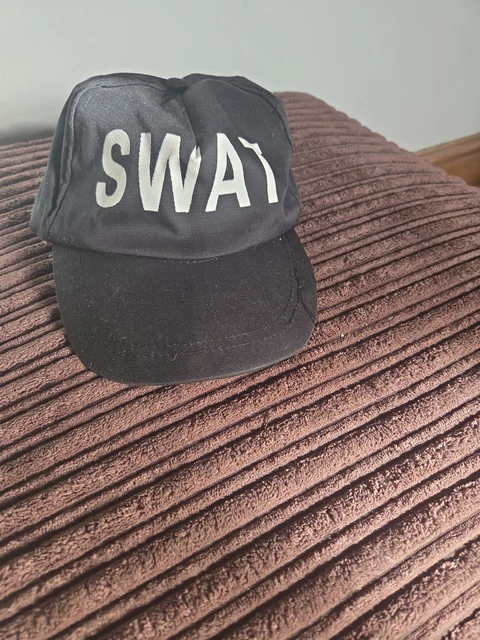 BLACK SWAT POLICE Theme Baseball Cap Adult Unisex Masquerade Costume ...
