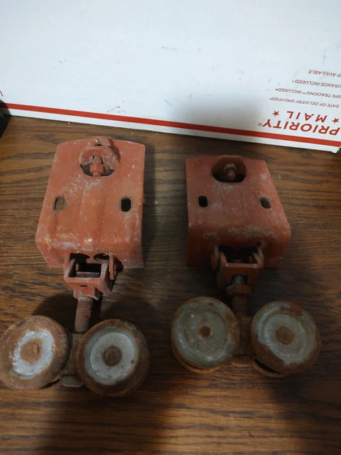 Vintage Barn Door Rollers. 2