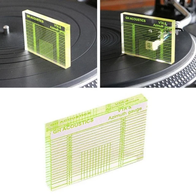Phono Tonearm Azimuth Adjustment Ruler Measuring Ruler  Vinyl Phonograph
