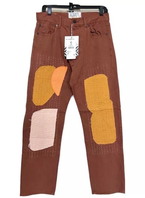 SANDRINE ROSE X Free People Utility Pocket Patched High Rise Pants NWT ...