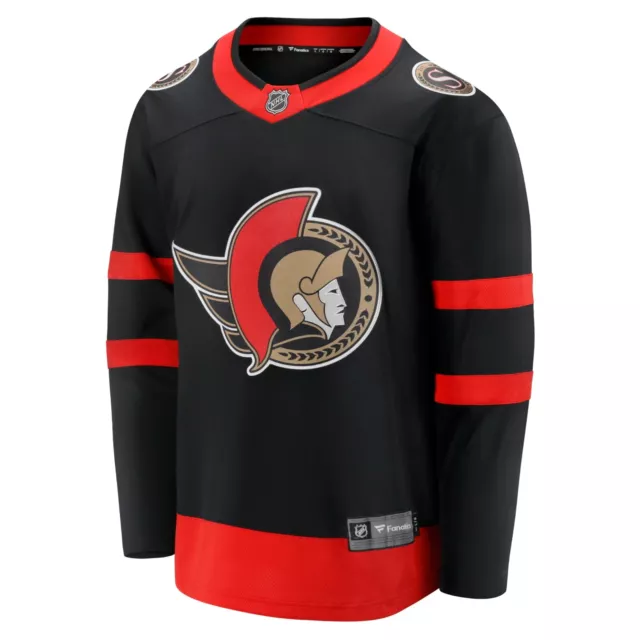 NHL Trikot Jersey Ottawa Senators Breakaway Fanatics Eishockey Home Schwarz 2