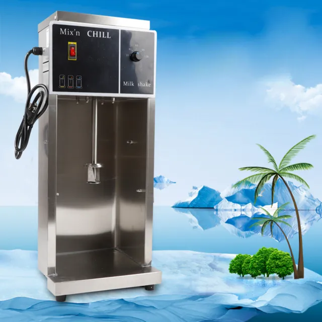 500W Commercial Electric Flurry Ice Cream Machine Stainless Steel Maker Mixer
