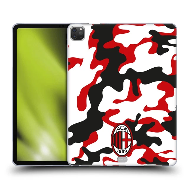 Official Ac Milan Crest Patterns Soft Gel Case For Apple Samsung Kindle