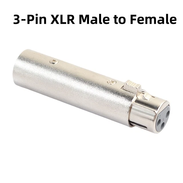 Microphone connecteur coupleur connecteur mâle 3 broches convertisseur 3 broche