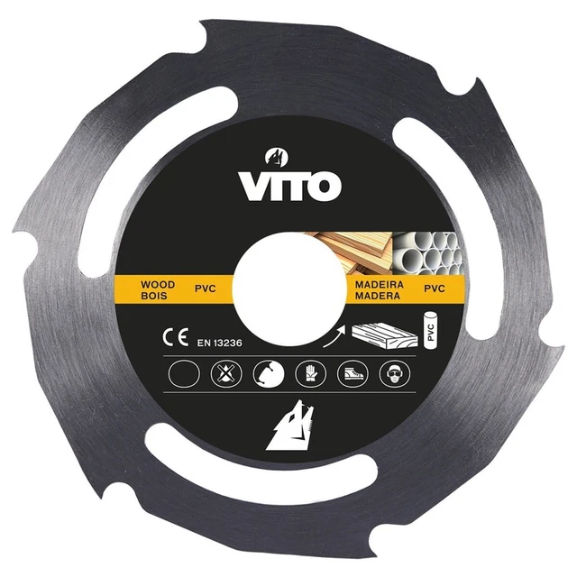 Disque coupe bois et PVC pour Meuleuse 115mm Alesage 22.5mm Haute résistance