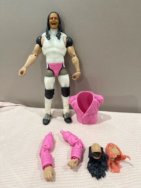 Mattel WWE SummerSlam Bret 'Hitman' Hart Action Figure in 6-inch Scale with Articulation & Ring Gear