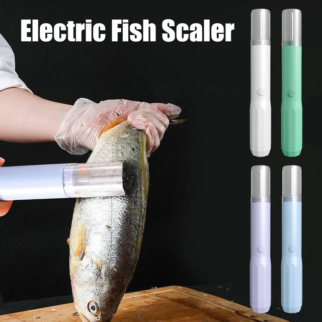 Fish Scraler ELECTRIC FISH SCALER,POWERFUL Cordless Fish Scaler Scale Scraper ...