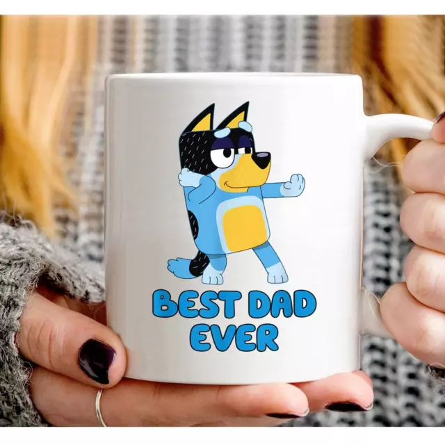 Bluey Bandit It's Not A Dad Bod It's A Father Figure Father's Day Coffee Mug  Gift