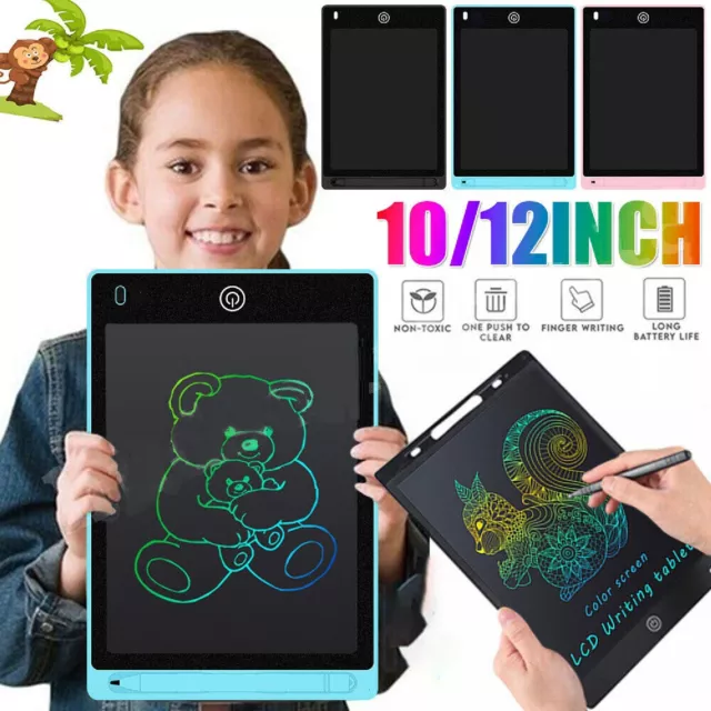 Lcd Writing Tablet Drawing Board Colorful Doodle Handwriting Pad Graphics Board