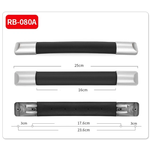 Replacement Luggage Suitcase Handle Carry Strap Luggage Grip with Mounting Screw