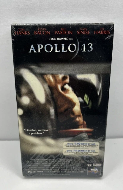 VINTAGE APOLLO 13 VHS Tape Tom Hanks 1995 Movie (New/Sealed) EUR 8,77 ...
