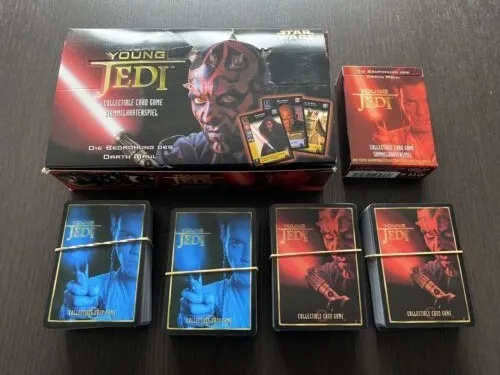 Star Wars Young Jedi Sammelkartenspiel 2 Starter Decks + 330 Karten + NEU
