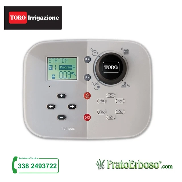 Toro Tempus 4 - Centralina programmatore a 4 stazioni per interno