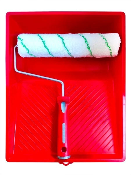 Rullo per Pittura professionale 23 cm antigoccia kit set + vaschetta idropittura