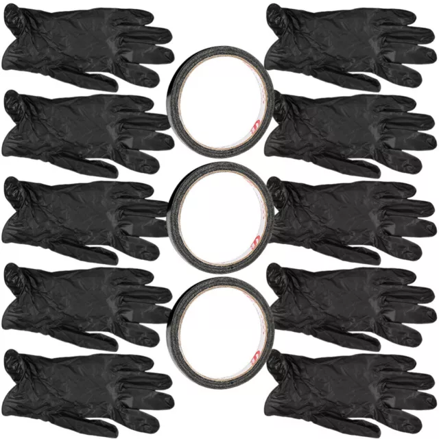 Guantes para lámparas de uñas guantes para uñas con cinta sin dedos