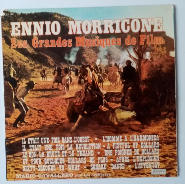 Bofilm Ennio Morricone Ses Grandes Musiques De Film 12"Lp33T Port A Prix Coûtant