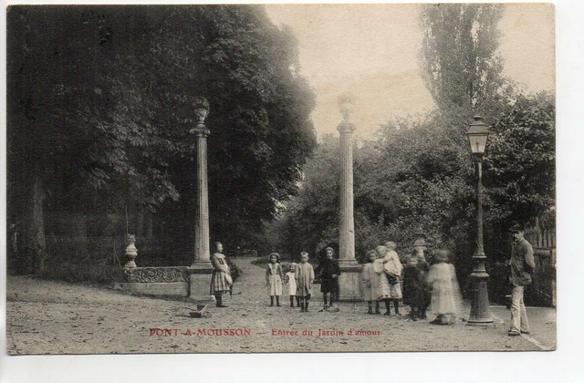 MONSOON BRIDGE - Meurthe and Moselle - CPA 54 - The entrance to the garden of love