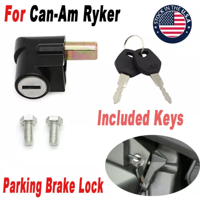 SAFETY PARKING BRAKE Lock & Keys For CanAm Ryker 600 900 Rally Edition