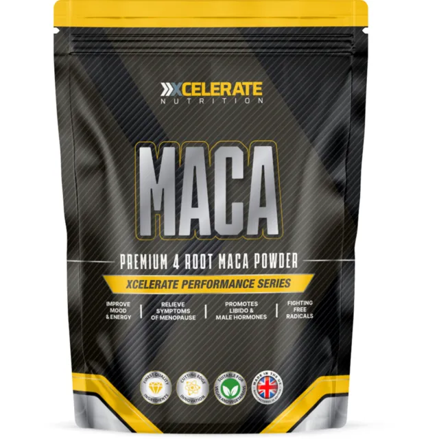 Organic Maca Powder Raw Premium Pure Keto Maca Root Powder Vegan Kosher Halal