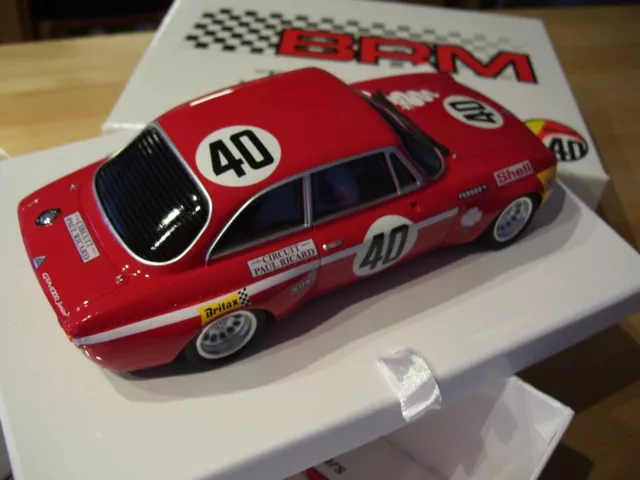 BRM 106 ALFA ROMEO GTA 1300 "No. 40 Jarama 1971" NEW LINE 1:24 SCALE m/b RARE!