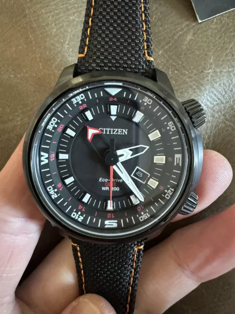 NOS CITIZEN ECO DRIVE Promaster BJ7086 57E Land GMT Mens Diver Compressor Watch2 239.99 PicClick