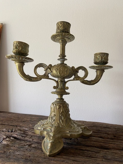 Chandelier Vintage En Bronze Massif Pour Garçon, Ensemble De Deux Chandeliers 4uqyfyllqqit