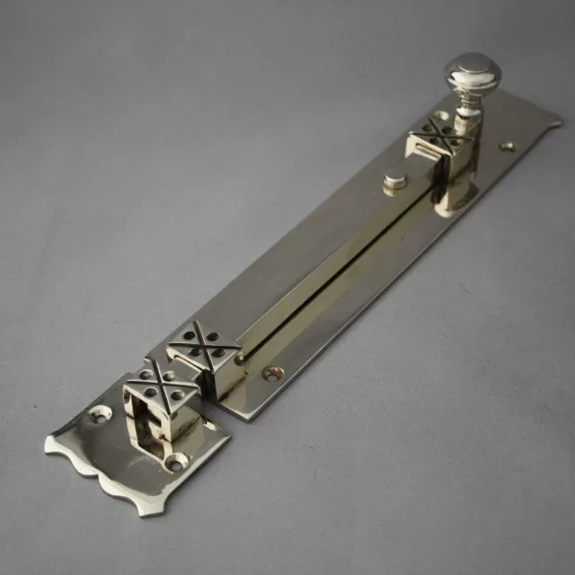 Large Arts & Crafts Nickel Bolt